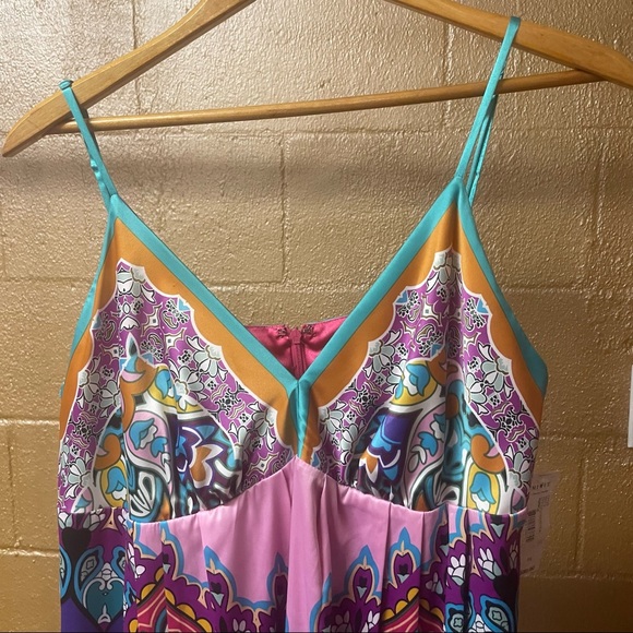 Boho Hippie - Fully Lined Paisley - Size 14 Dress - Picture 13 of 16